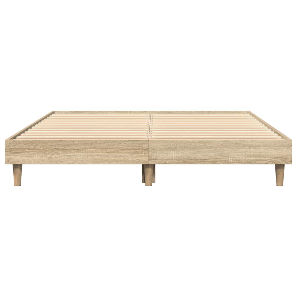 Estrutura cama s/ colchão derivados de madeira carvalho sonoma