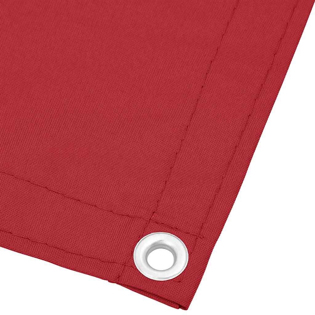 Tela de varanda 75x800 cm 100% poliéster oxford vermelho