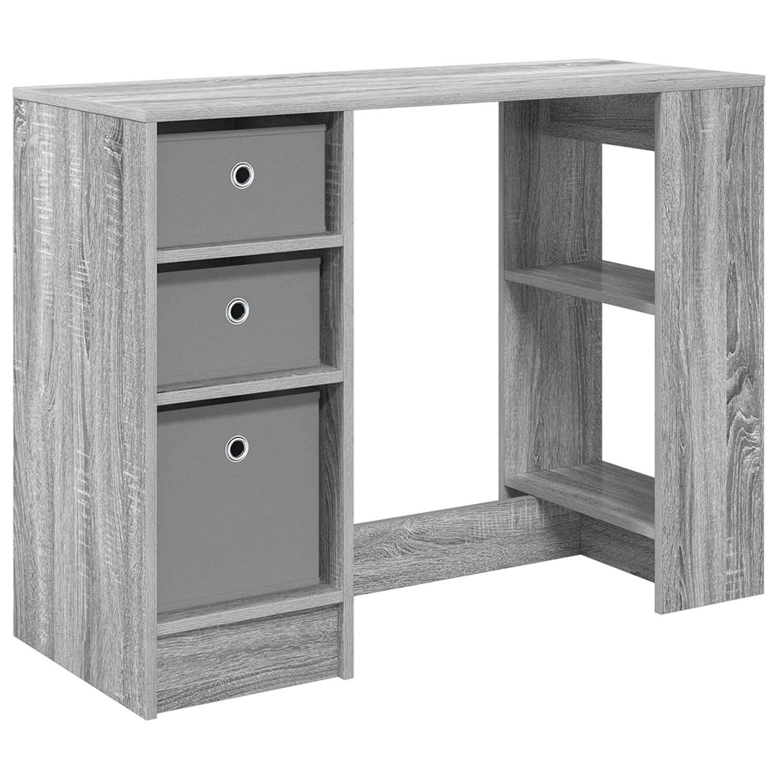 Mesa cinza sonoma derivados de madeira 100 x 40 x 75 cm