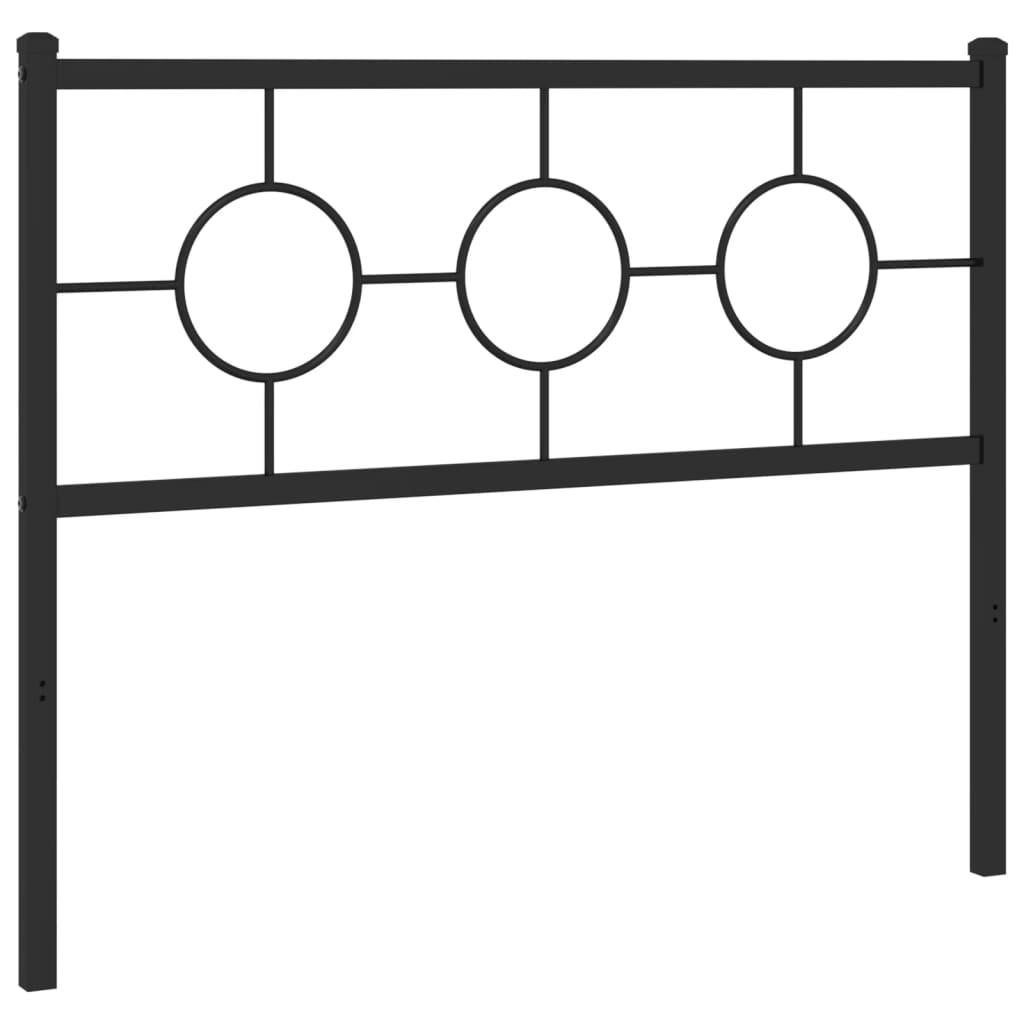 Cabeceira de substituição 107 cm metal preto
