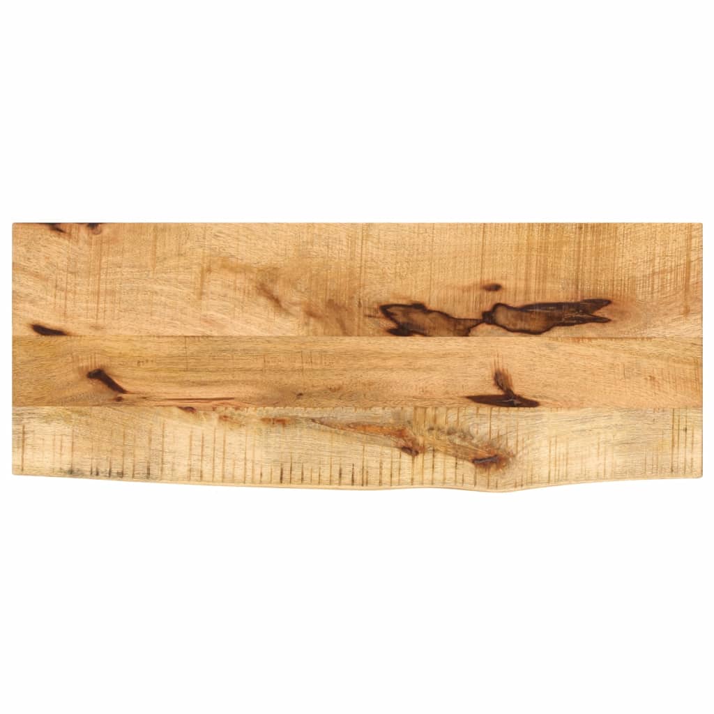 Tampo de mesa c/ borda viva 70x40x2,5cm mangueira áspera maciça