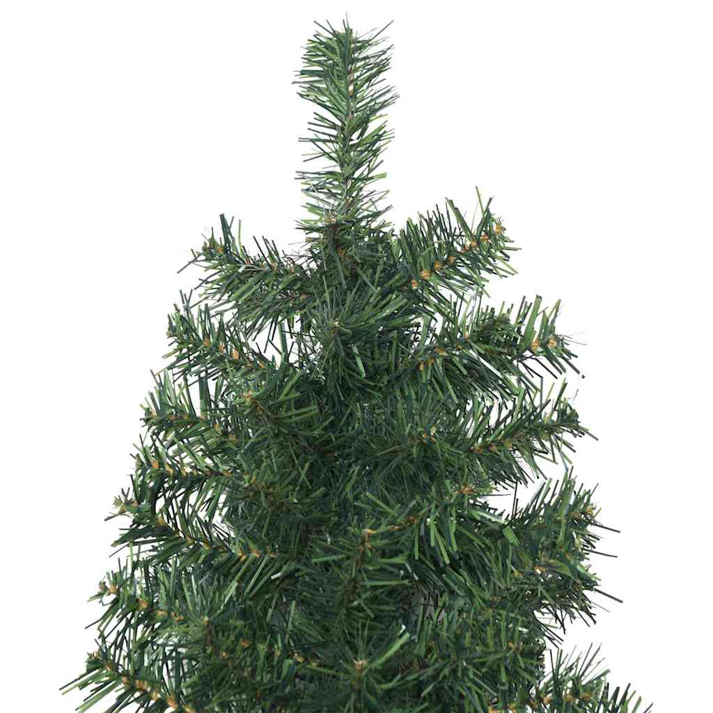 Árvore de natal fina com suporte 270 cm PVC