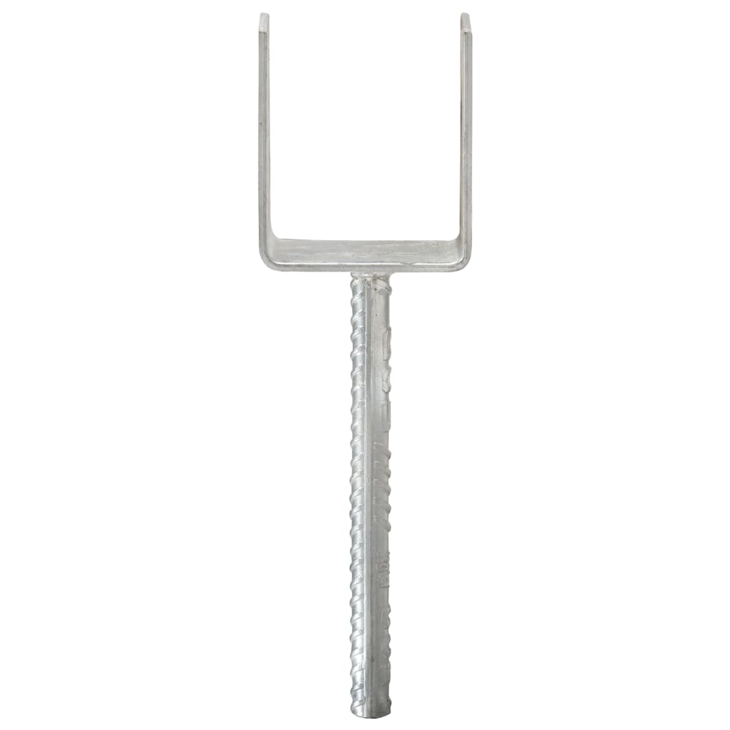 Âncoras de vedação 6 pcs 9x6x30 cm aço galvanizado prateado