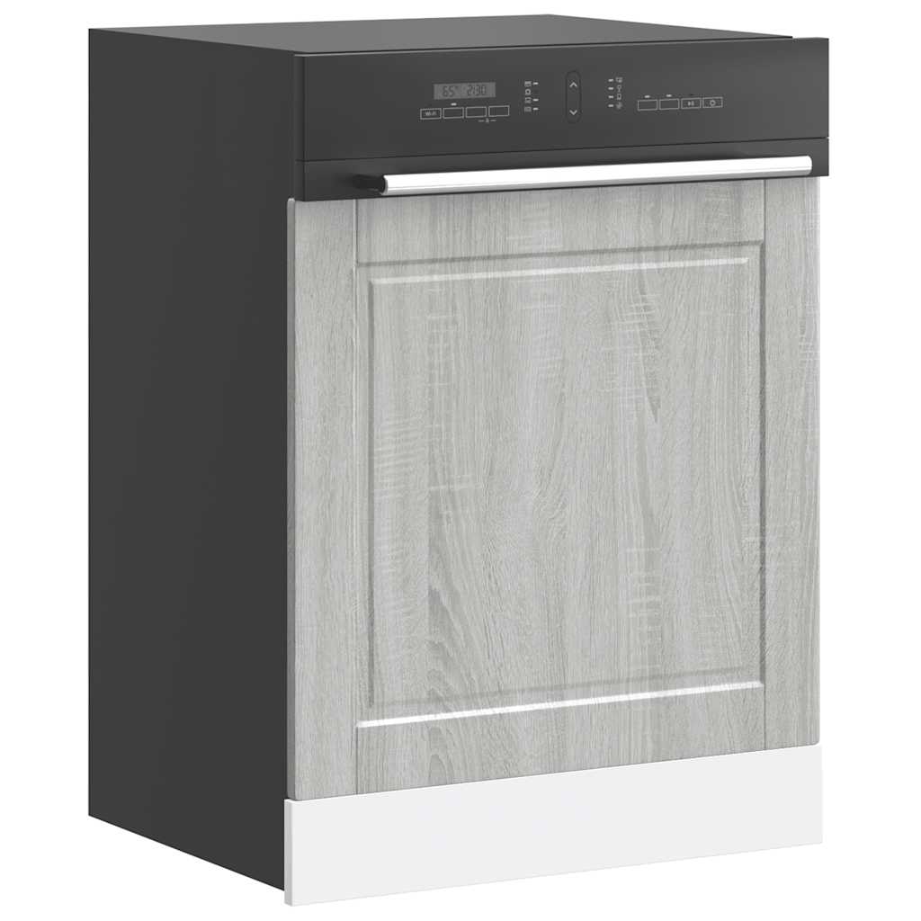 Painel máquina lavar louça porto cinzento sonoma 60x1,5x57 cm