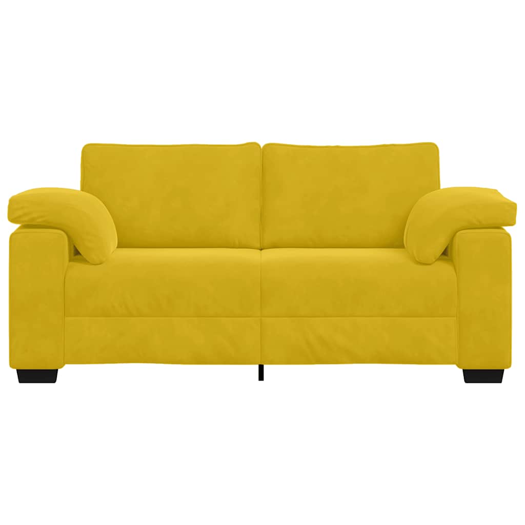 Sofá-luvas 180x77x82 cm veludo amarelo