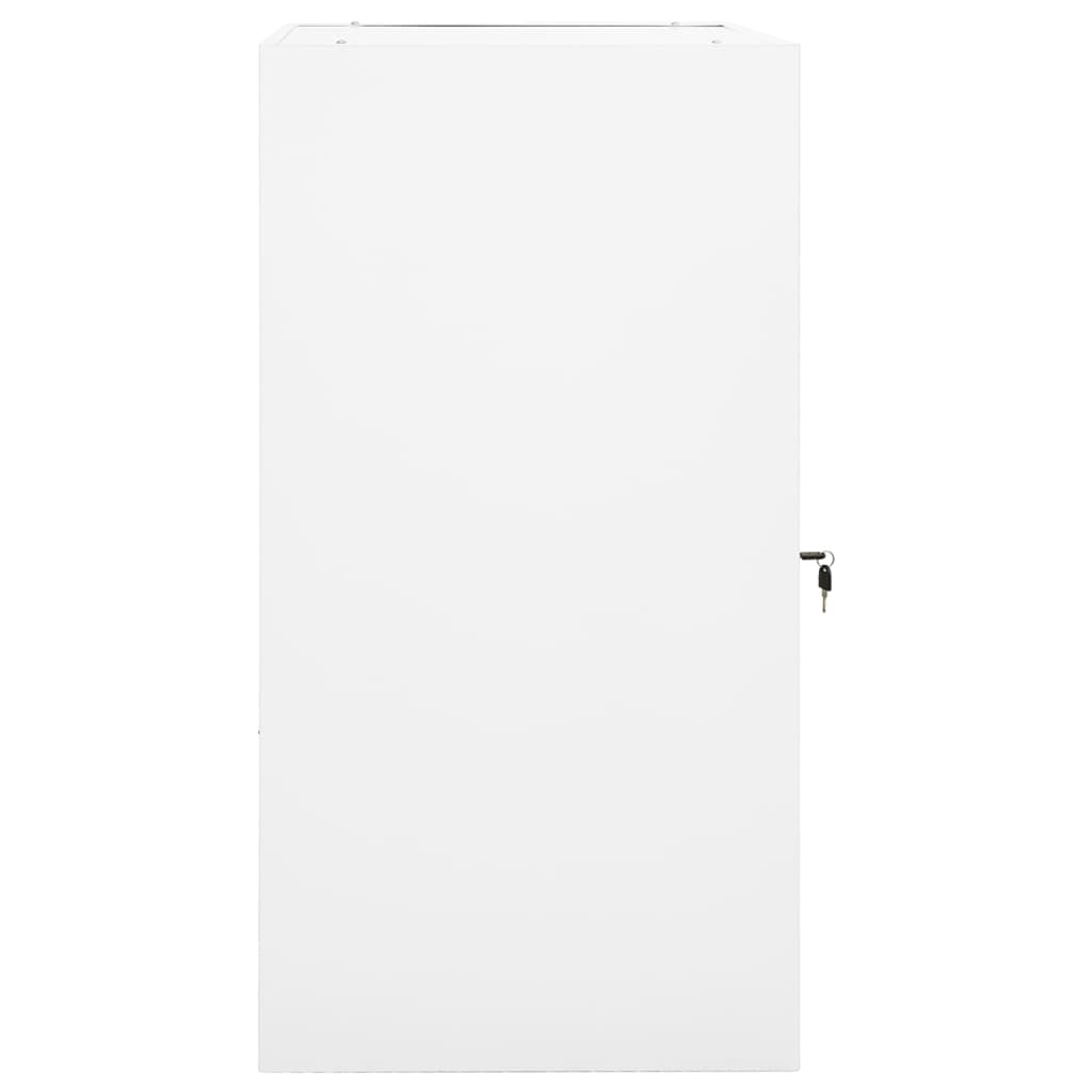 Armário para selas 53x53x105 cm aço branco