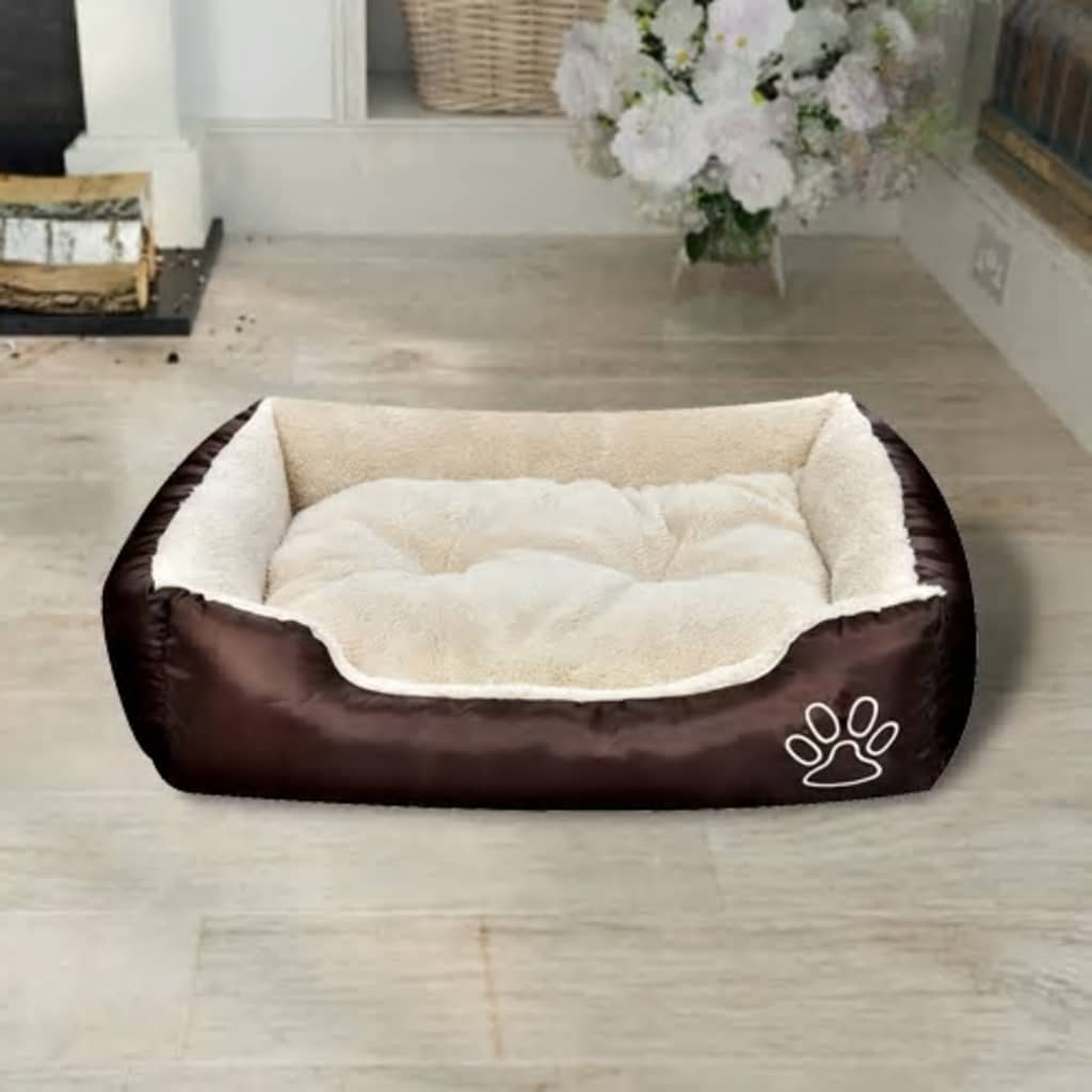 Cama para cães quente com almofadão acolchoado s