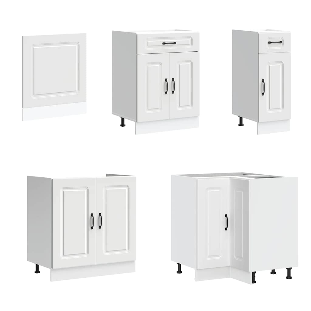 11 Peças armário de cozinha conjunto kalmar branca