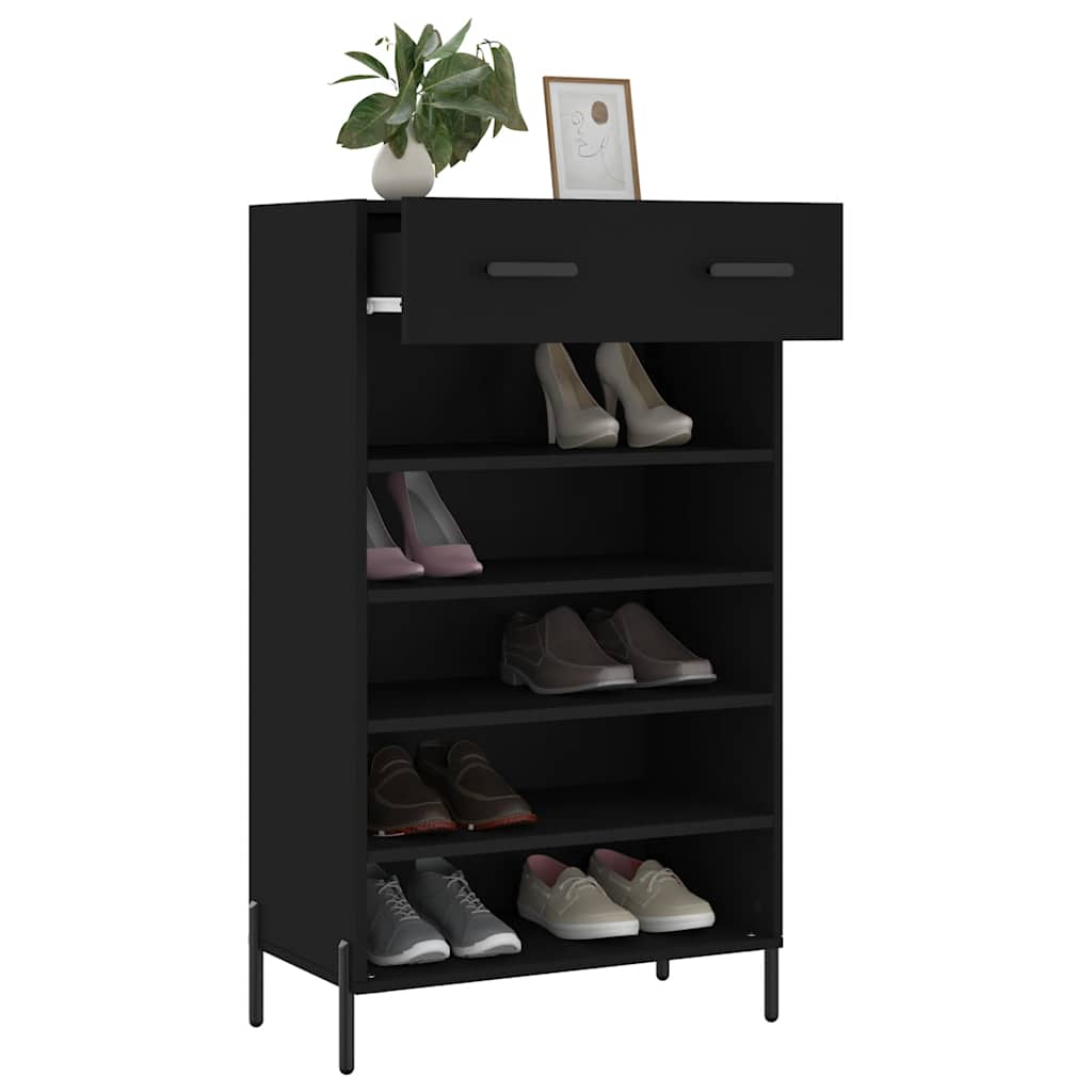 Sapateira 60x35x105 cm derivados de madeira preto