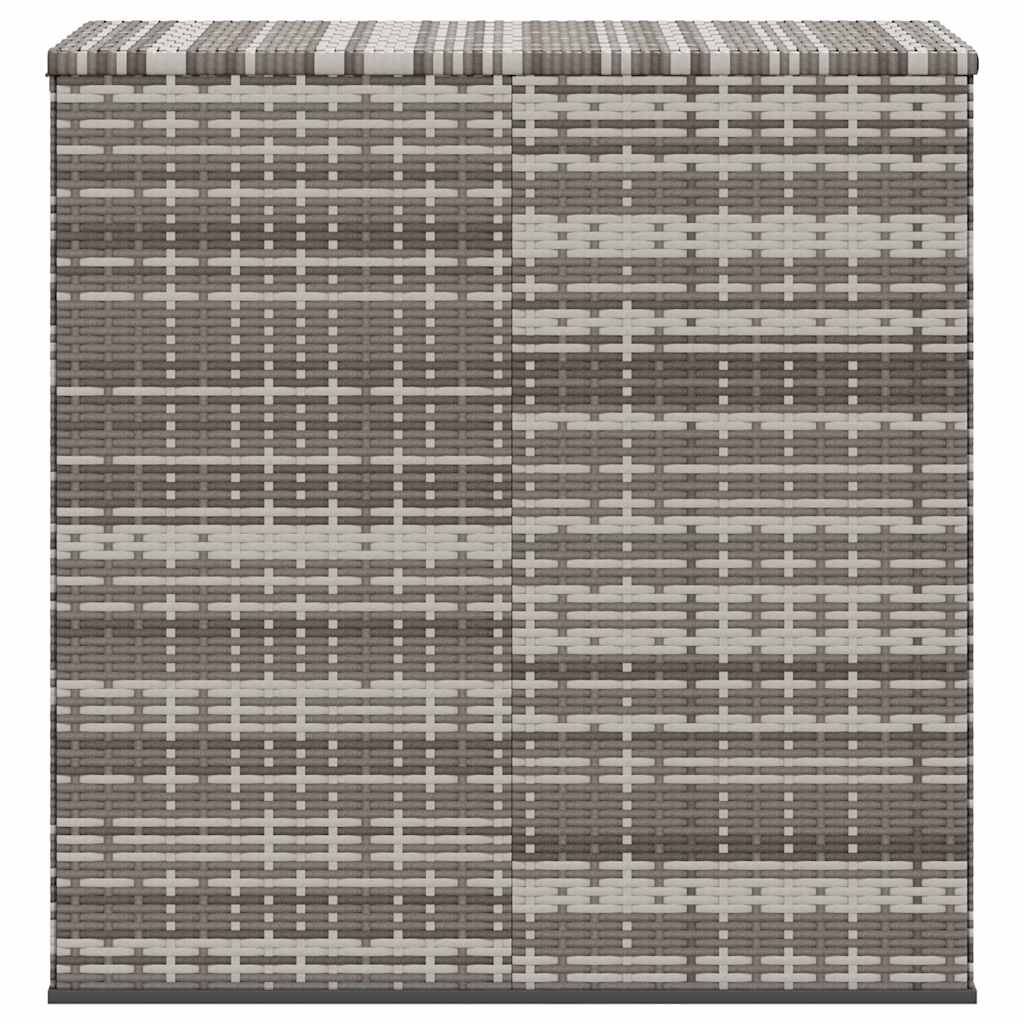 Caixa para almofadões de jardim 100x49x103,5cm vime PE cinzento