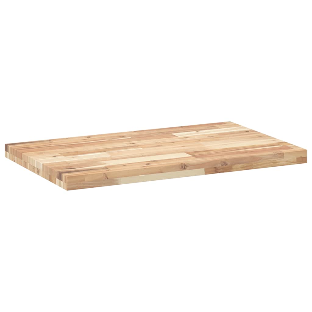 Tampo de secretária 100x50x4 cm acácia maciça não tratada