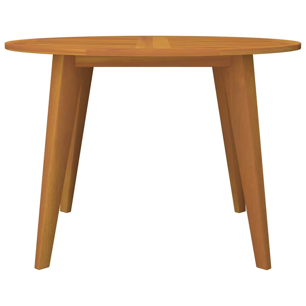 Mesa de jardim ø110x75 cm madeira de acácia maciça