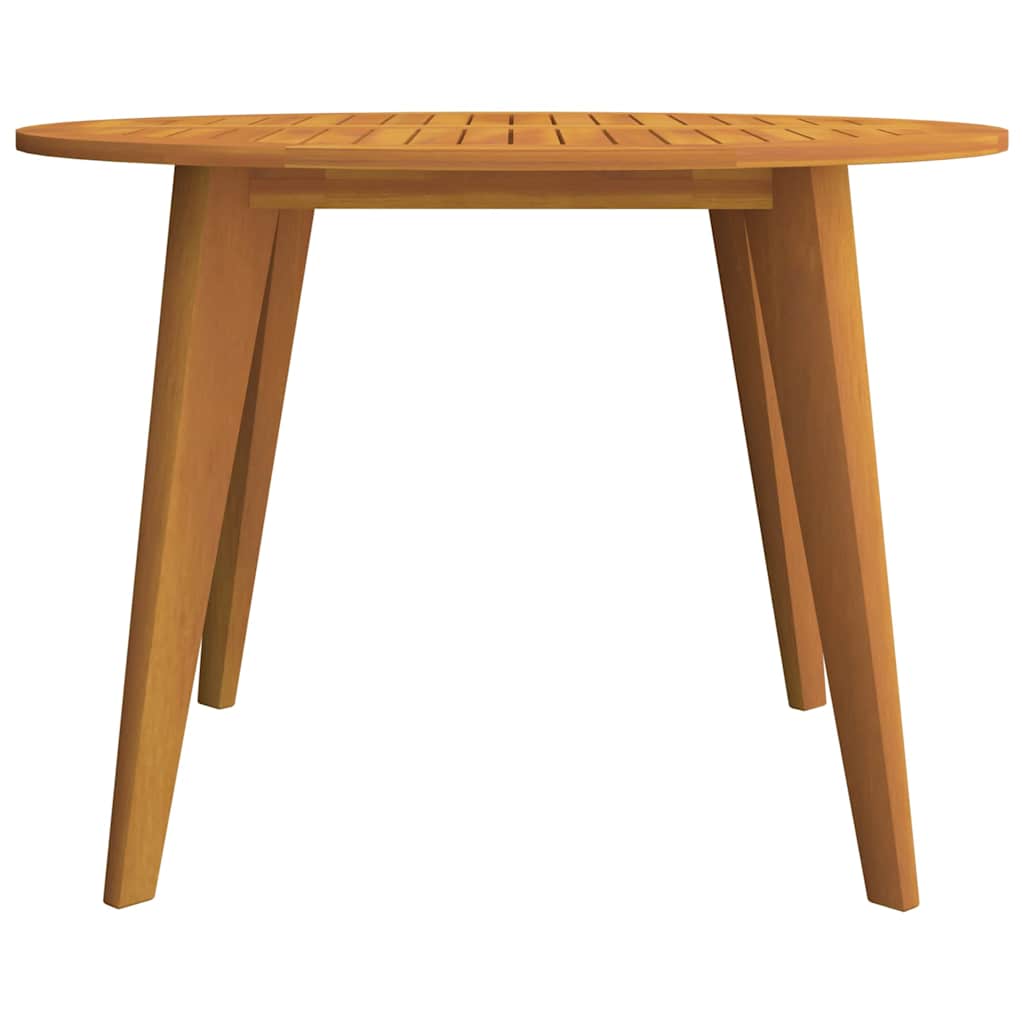 Mesa de jardim ø110x75 cm madeira de acácia maciça