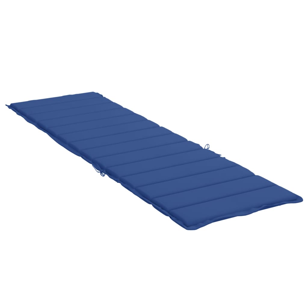 Almofadão p/ espreguiçadeira 200x60x3cm tecido oxford azul real