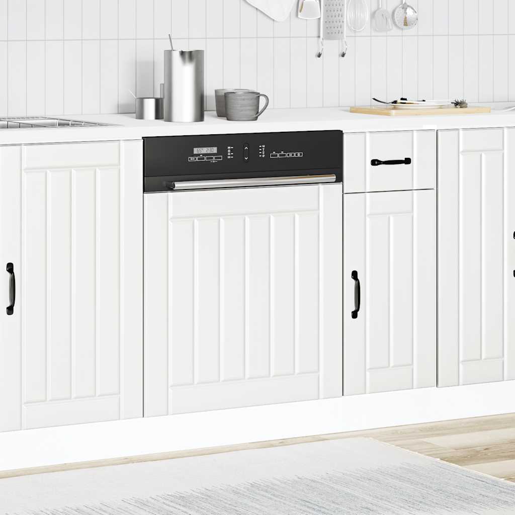 Painel máquina lavar louça lucca branco derivados de madeira