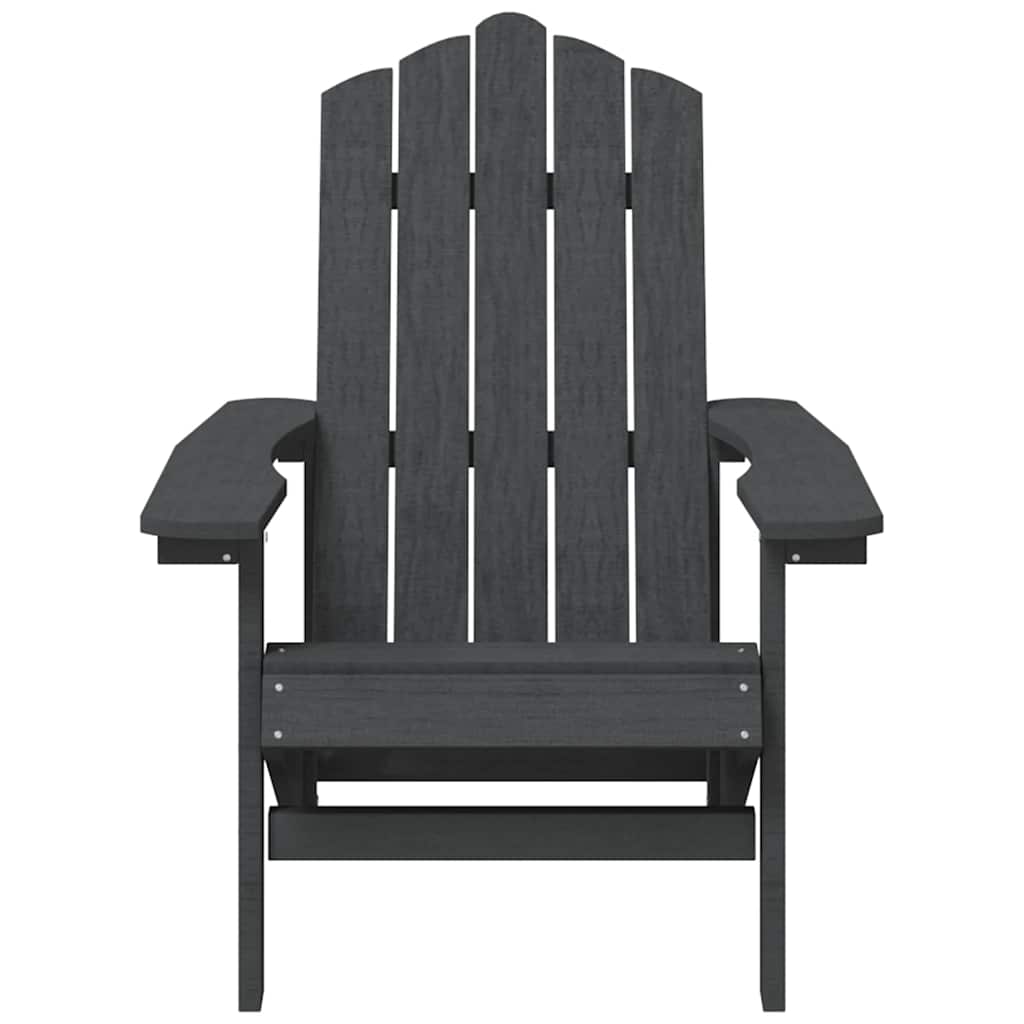 Cadeira de jardim adirondack pead antracite