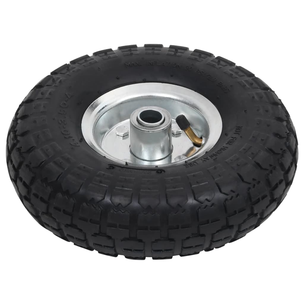 Rodas p/ carrinho de carga manual 2 pcs borracha 4.10/3.50-4