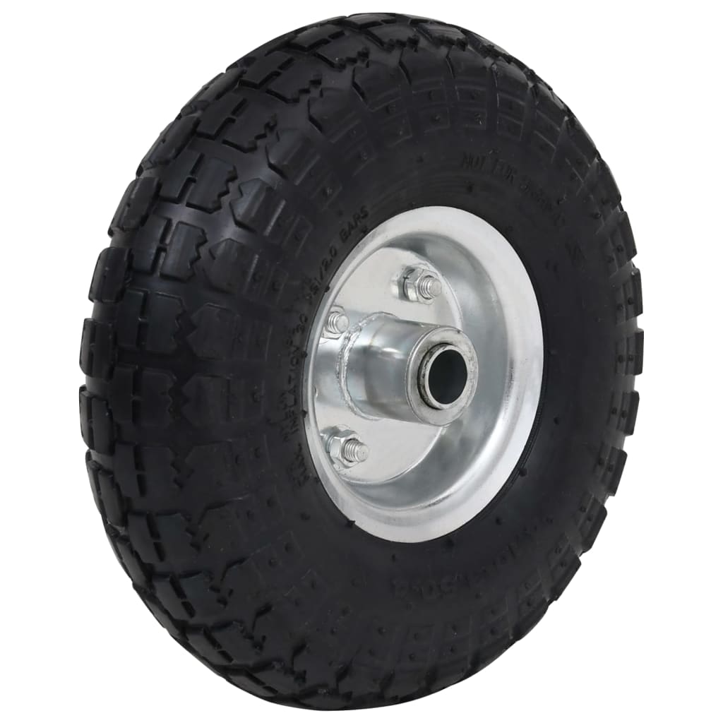 Rodas p/ carrinho de carga manual 2 pcs borracha 4.10/3.50-4