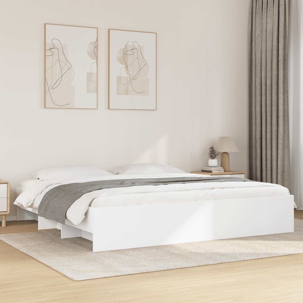 Estrutura de cama sem colchão 180x200 cm branco