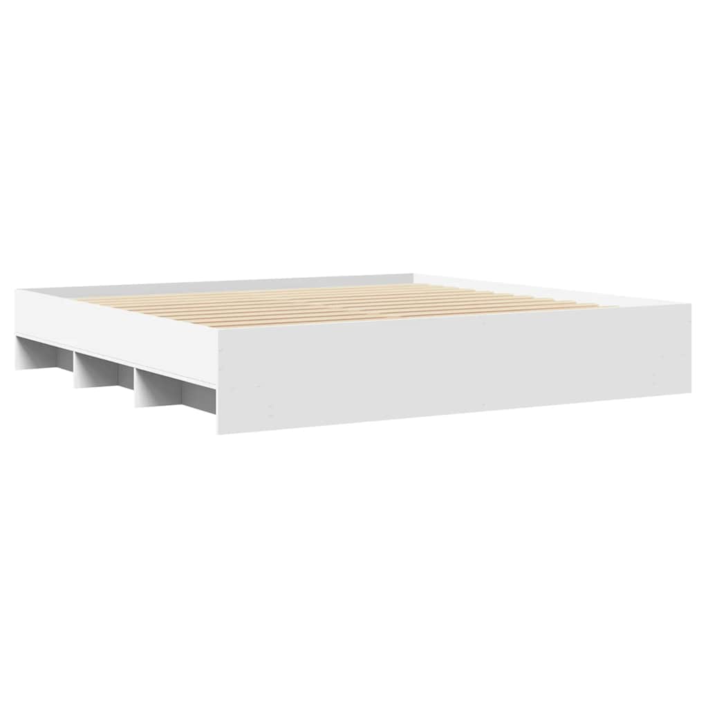 Estrutura de cama sem colchão 180x200 cm branco