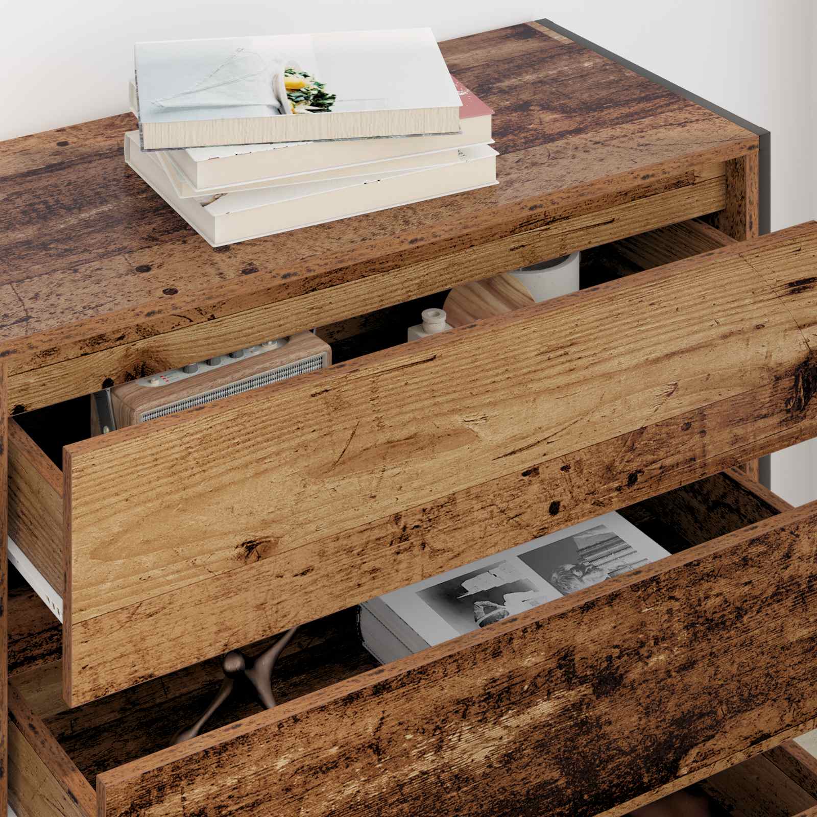 Buffet madeira antiga 79 x 36 x 75.5 cm derivados de madeira