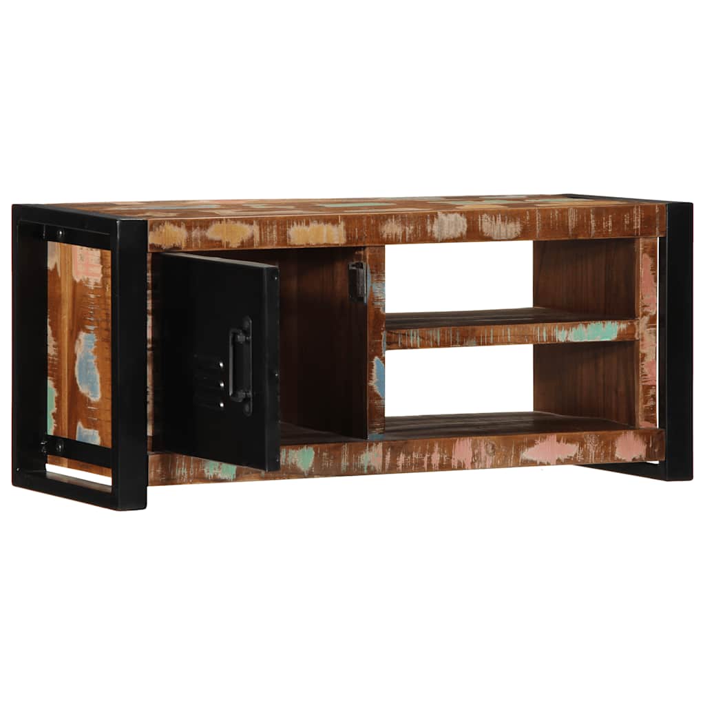 Armário TV 80x30x35 cm madeira maciça recuperada