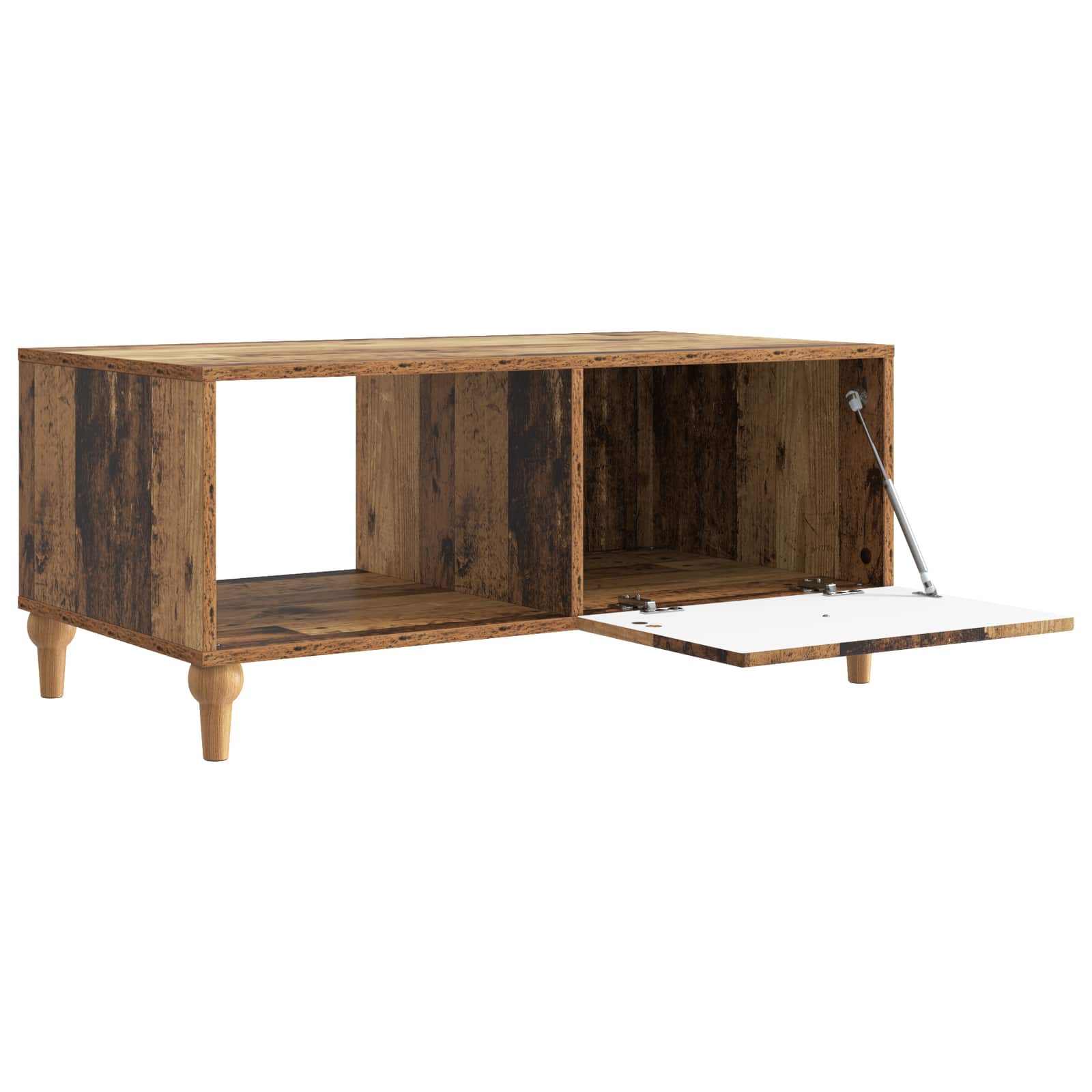 Mesa de centro madeira antiga 90 x 50 x 40 cm