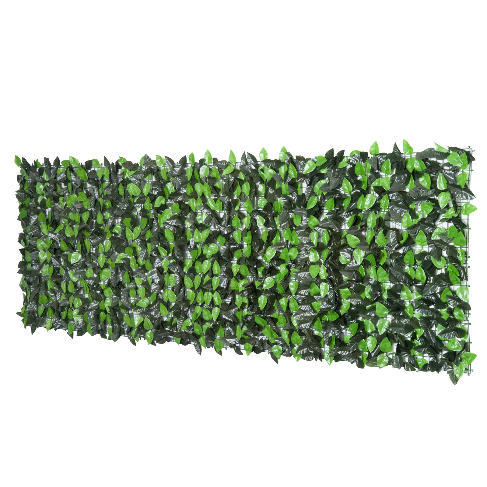 Vedação artificial em rolo 3x1m para balcão jardim exterior planta decorativa de parede PE verde