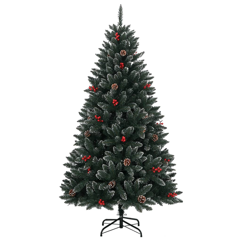 Árvore de natal artificial com 300 luzes LED 240 cm