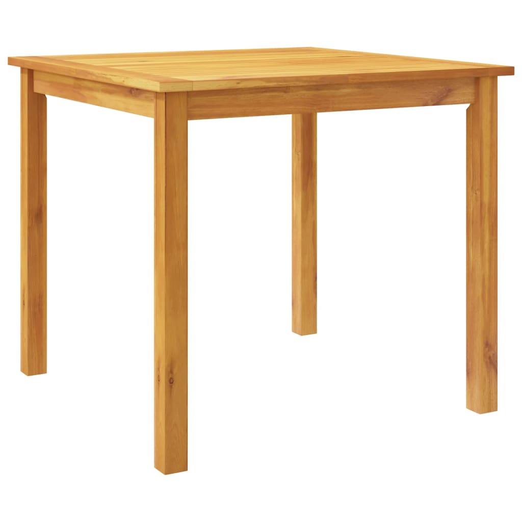 3 Pcs conjunto de jantar para jardim 85x85x74 cm madeira de acácia maciça