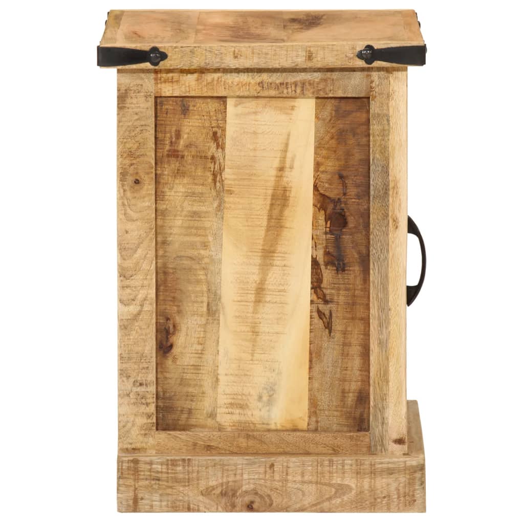 Mesa de cabeceira 40x35x50 cm madeira de mangueira maciça