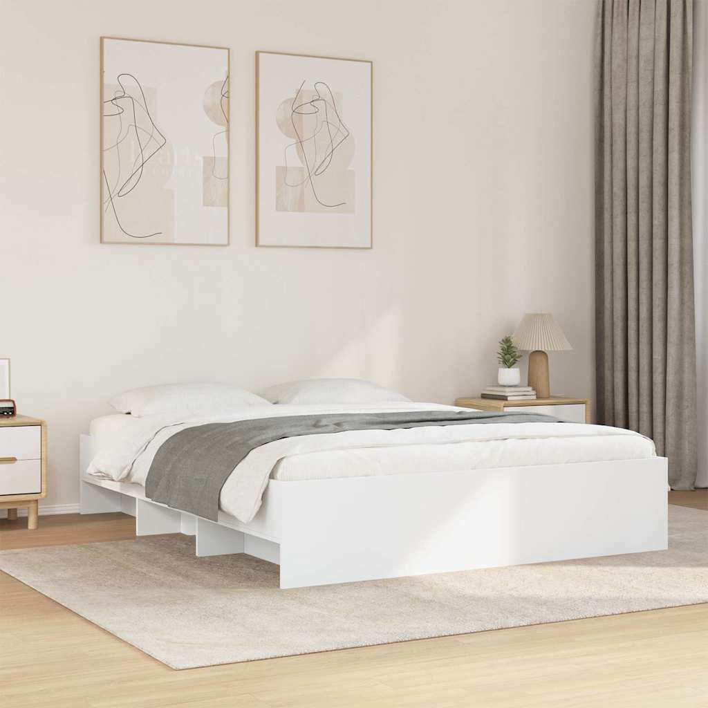 Estrutura de cama sem colchão 160x200 cm branco