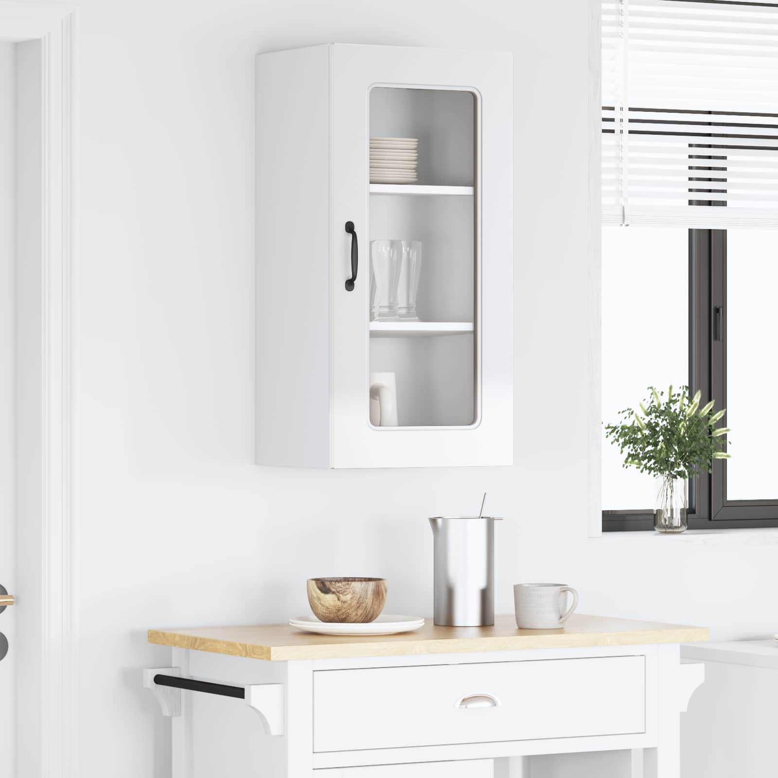Painel de lava-louça kalmar branco brilhante 40 x 31 x 80 cm