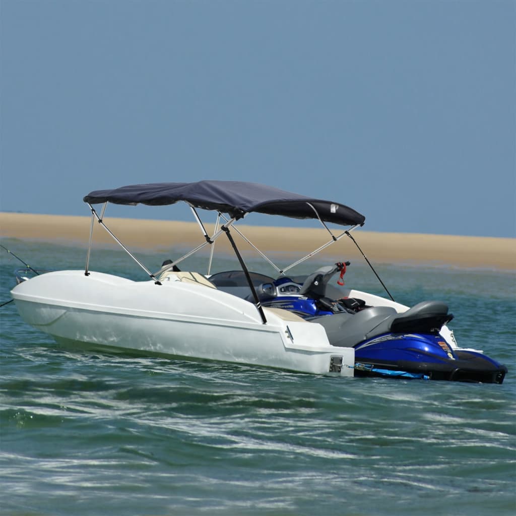 Toldo 4 arcos bimini paredes malha laterais 243x(200-213)x137cm