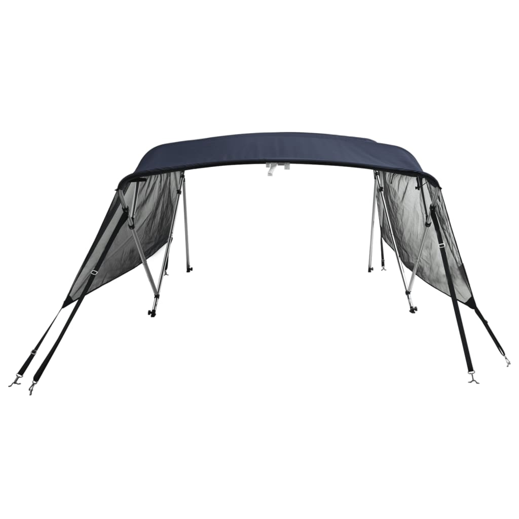 Toldo 4 arcos bimini paredes malha laterais 243x(200-213)x137cm