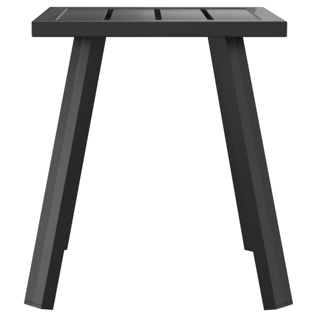 Mesa de jardim 34x34x38 cm aço antracite