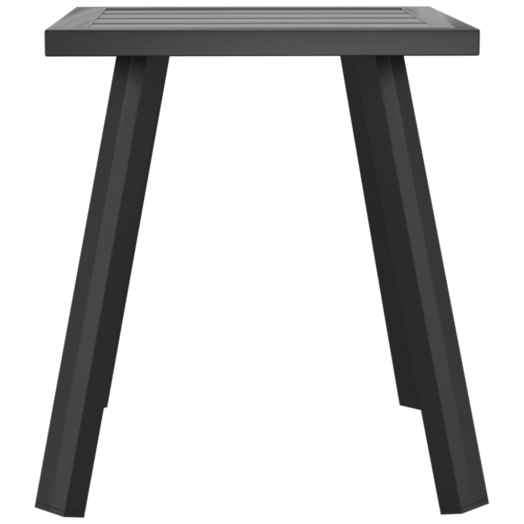 Mesa de jardim 34x34x38 cm aço antracite