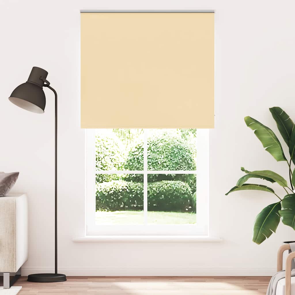 Persiana de enrolar 140x210 cm largura tecido 136,6cm poliéster