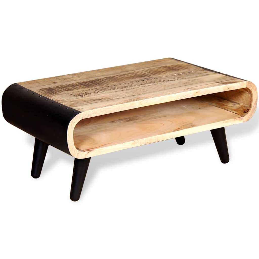 Mesa de centro madeira de mangueira rústica 90x55x39 cm
