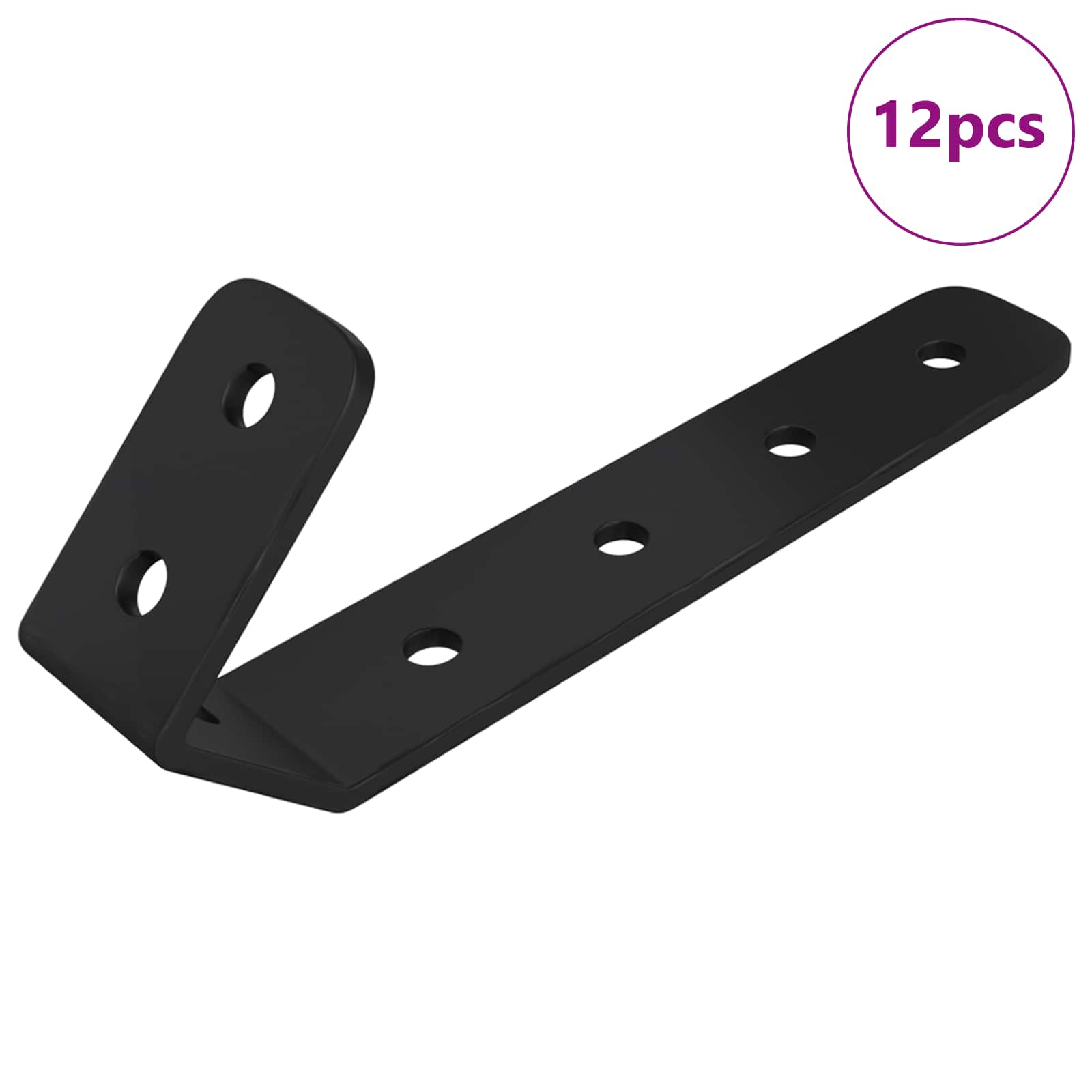 Ganchos 12 unid. preto m5 x 110 mm ferro