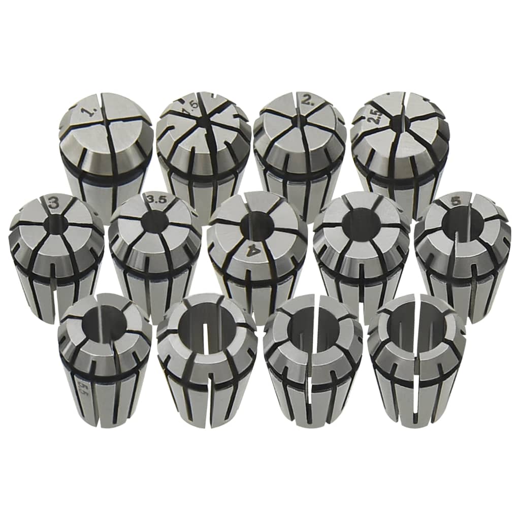 Pinças er11 13 pcs p/ conjunto de ferramentas de torneamento