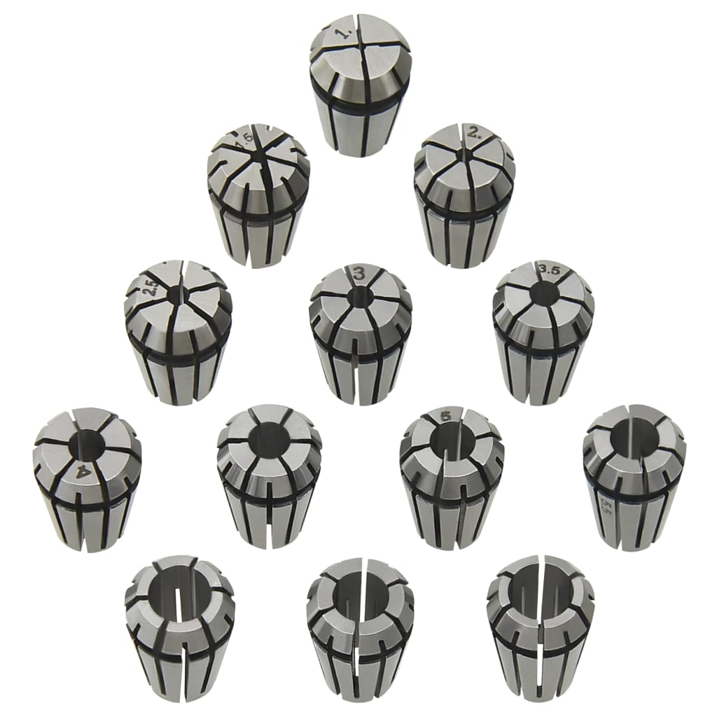 Pinças er11 13 pcs p/ conjunto de ferramentas de torneamento