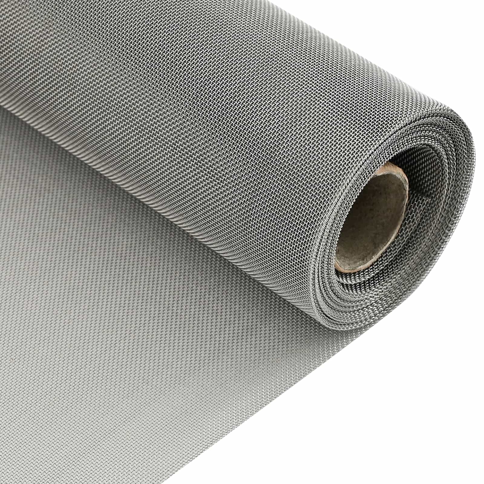 Tela de malha 100 x 1000 cm 30 mesh aço inoxidável 201 prateado