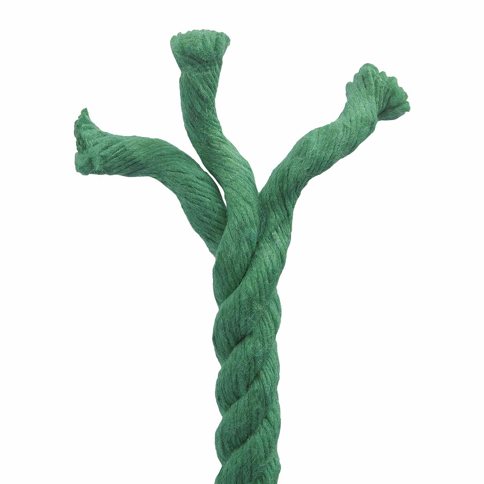 Corda de algodão 12 mm 250 m verde 100% algodão
