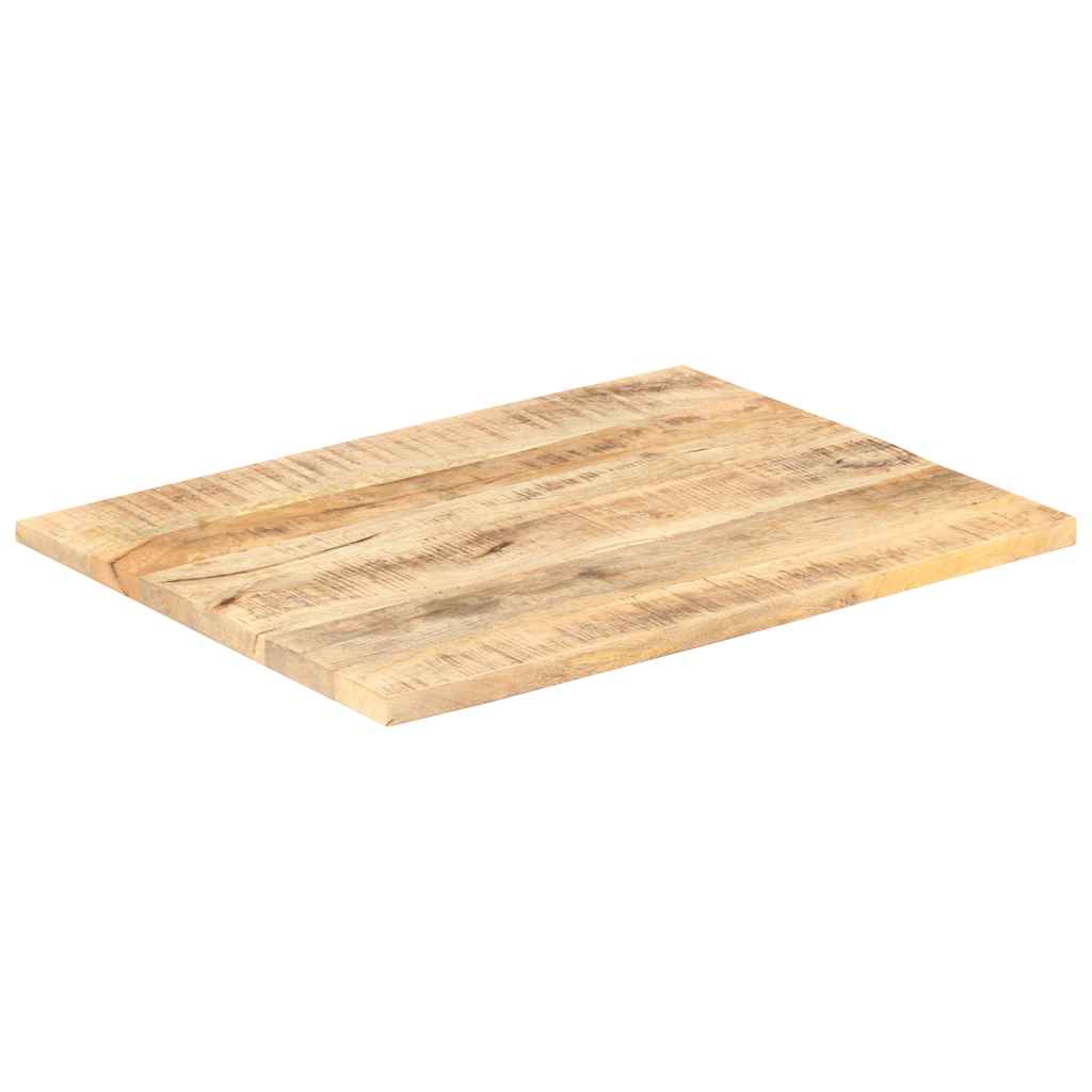 Tampo de mesa madeira de mangueira maciça 25-27 mm 80x60 cm