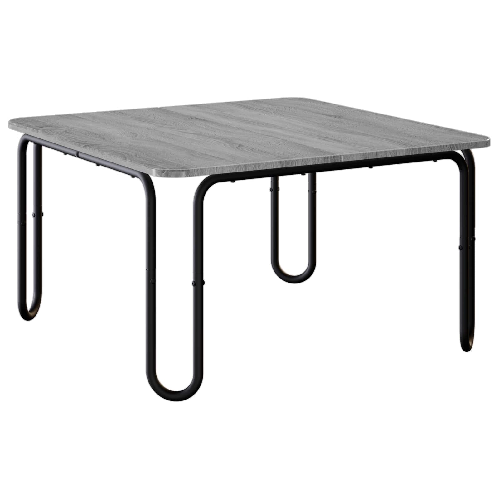 Mesa de centro sonoma cinzento 79,5 x 79,5 x 45 cm