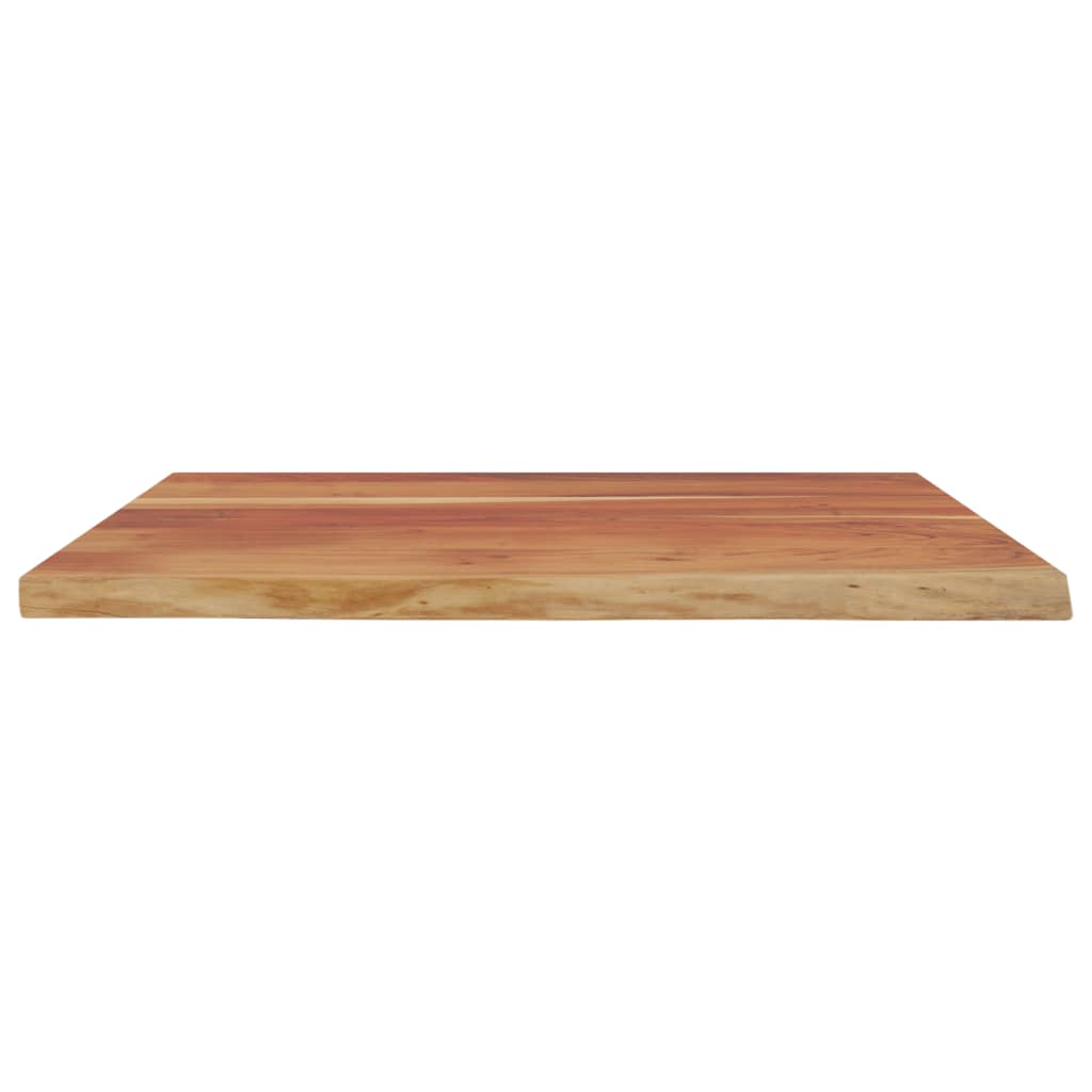 Tampo de secretária retangular 90x80x3,8 cm acácia maciça