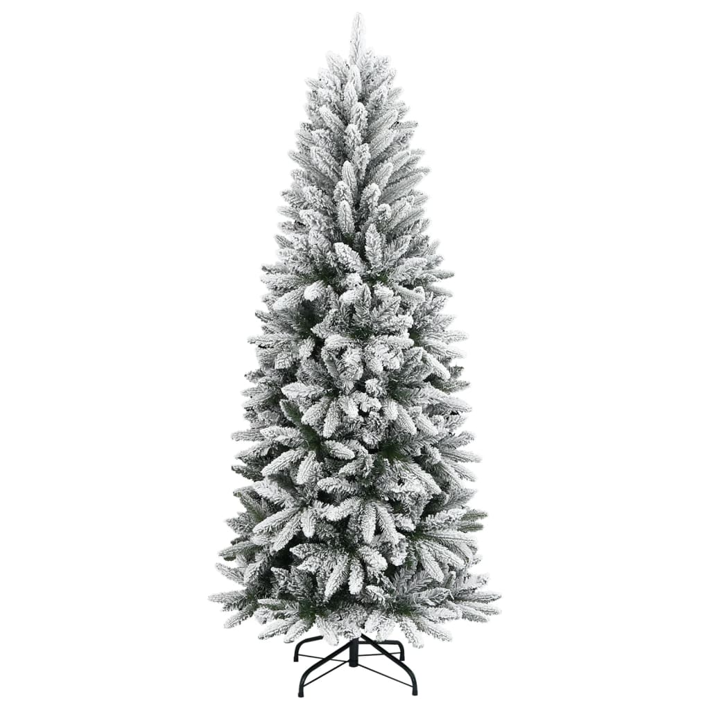 Árvore de natal artificial com neve PVC & PE 180 cm