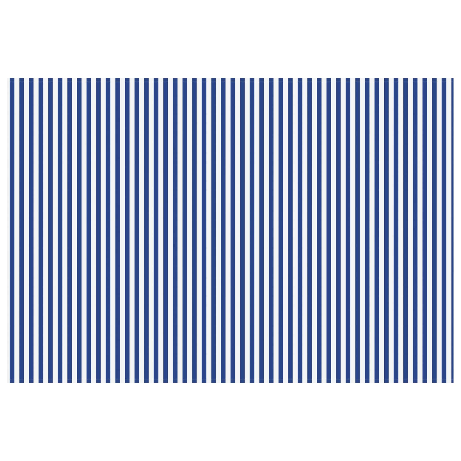 Tecido de substituição para toldo azul e branco 500 × 300 cm