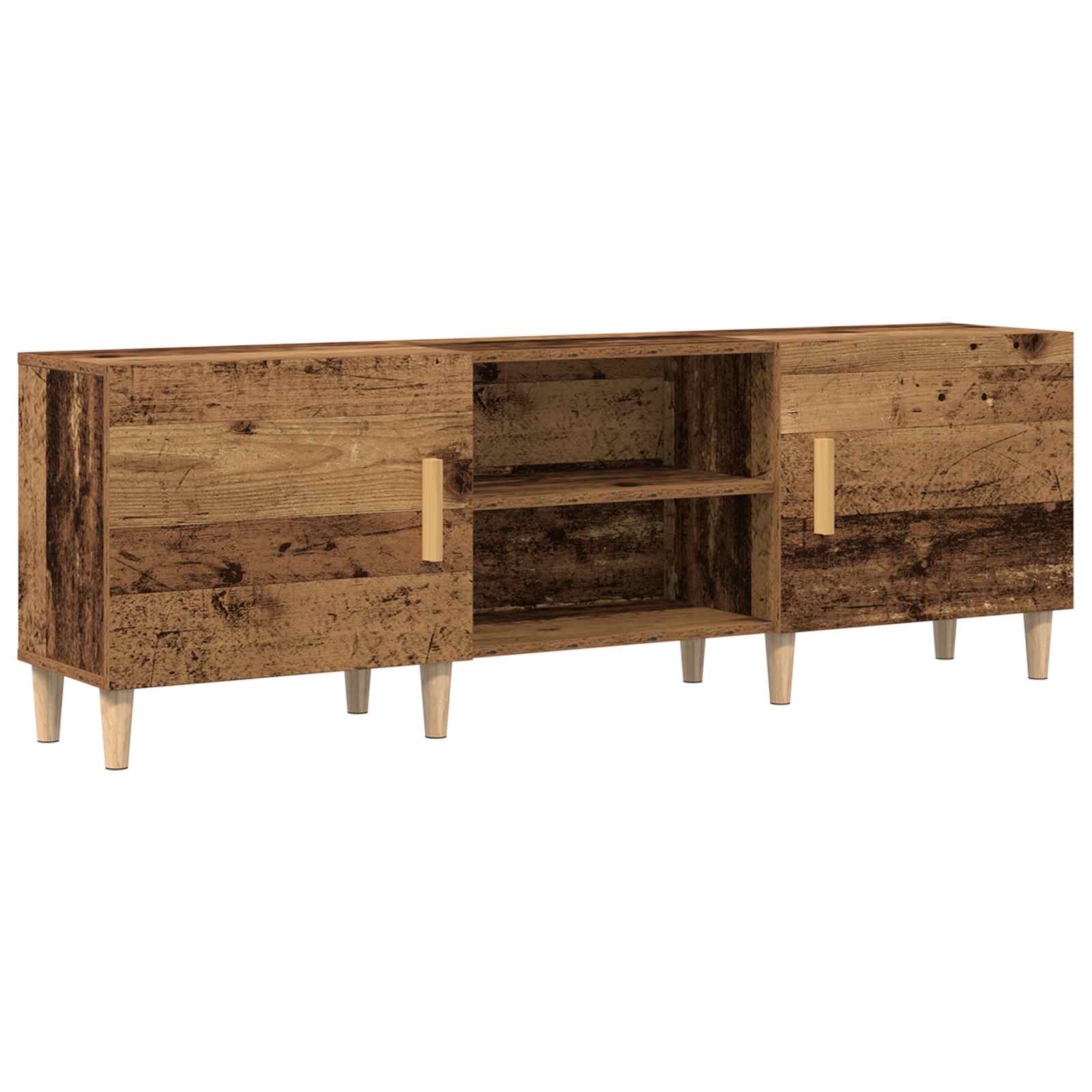 Gabinete para TV 150 x 30 x 50 cm madeira antiga